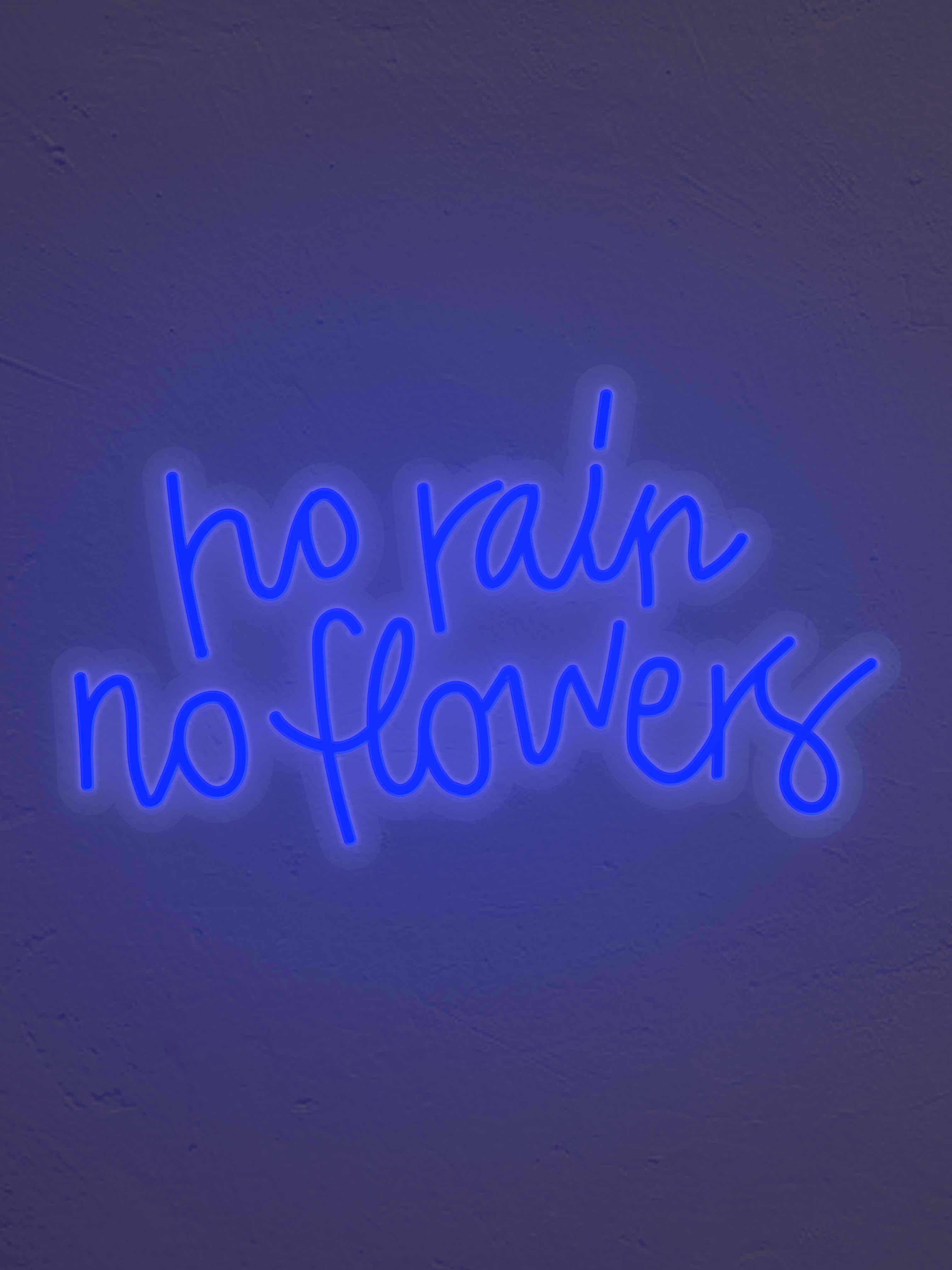No Rain No flowers