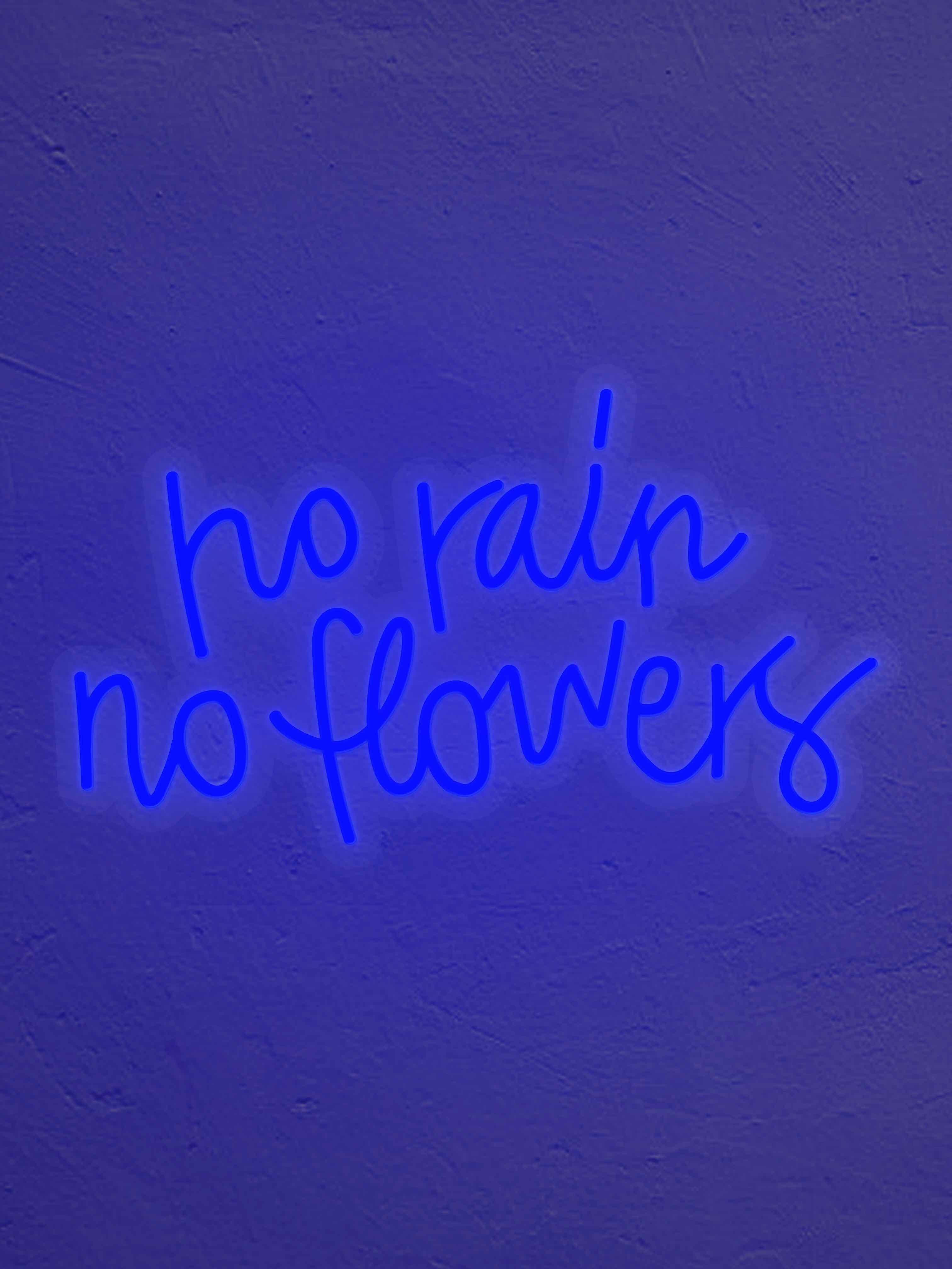 No Rain No flowers