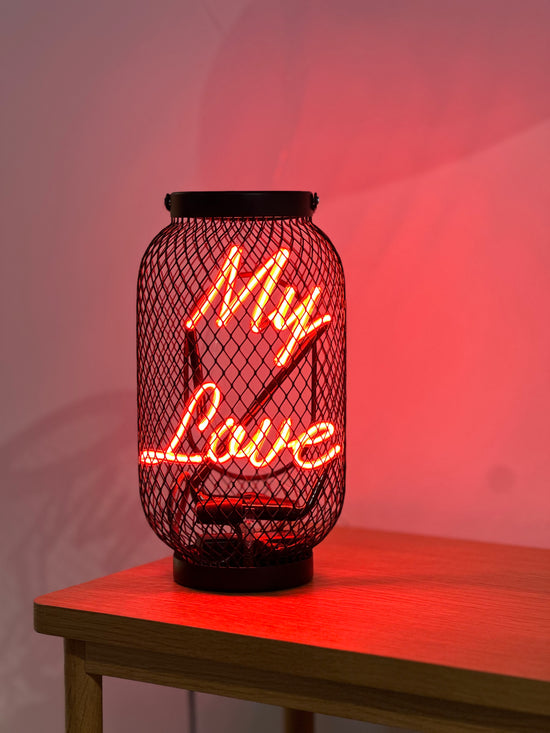 Load image into Gallery viewer, My Love Neon (glass)

