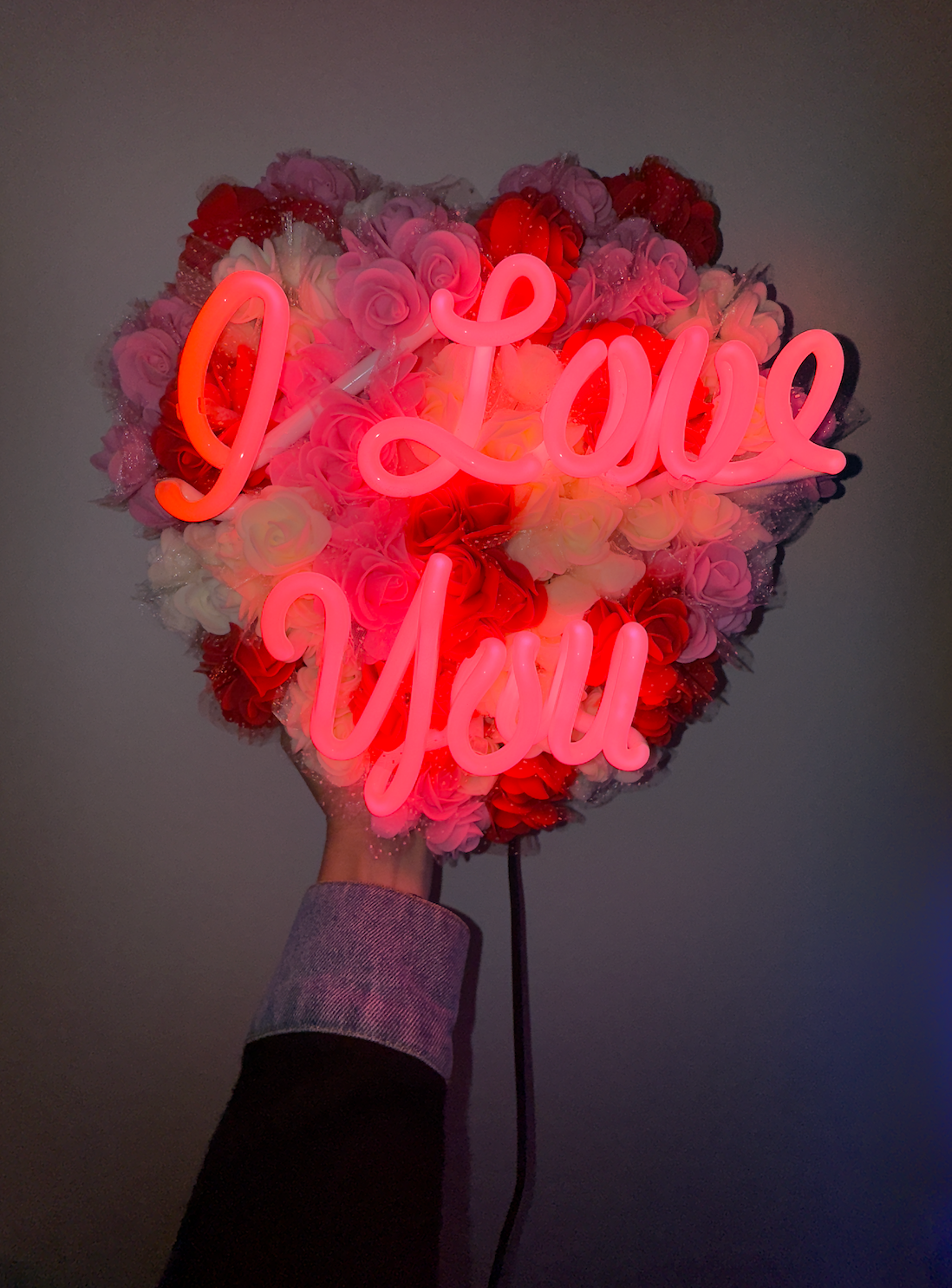 I Love You (Neon in glass)