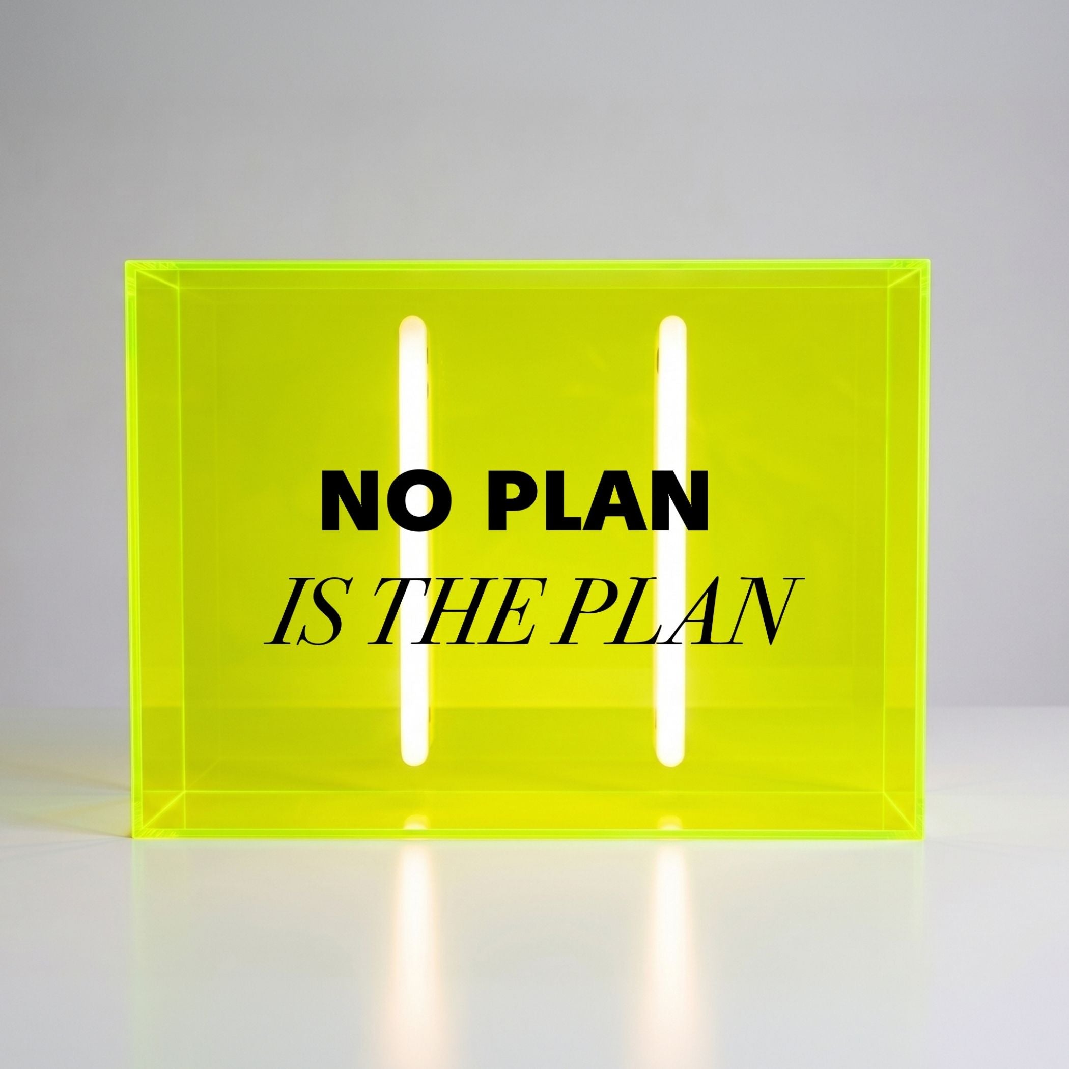 No Plan Is The Plan