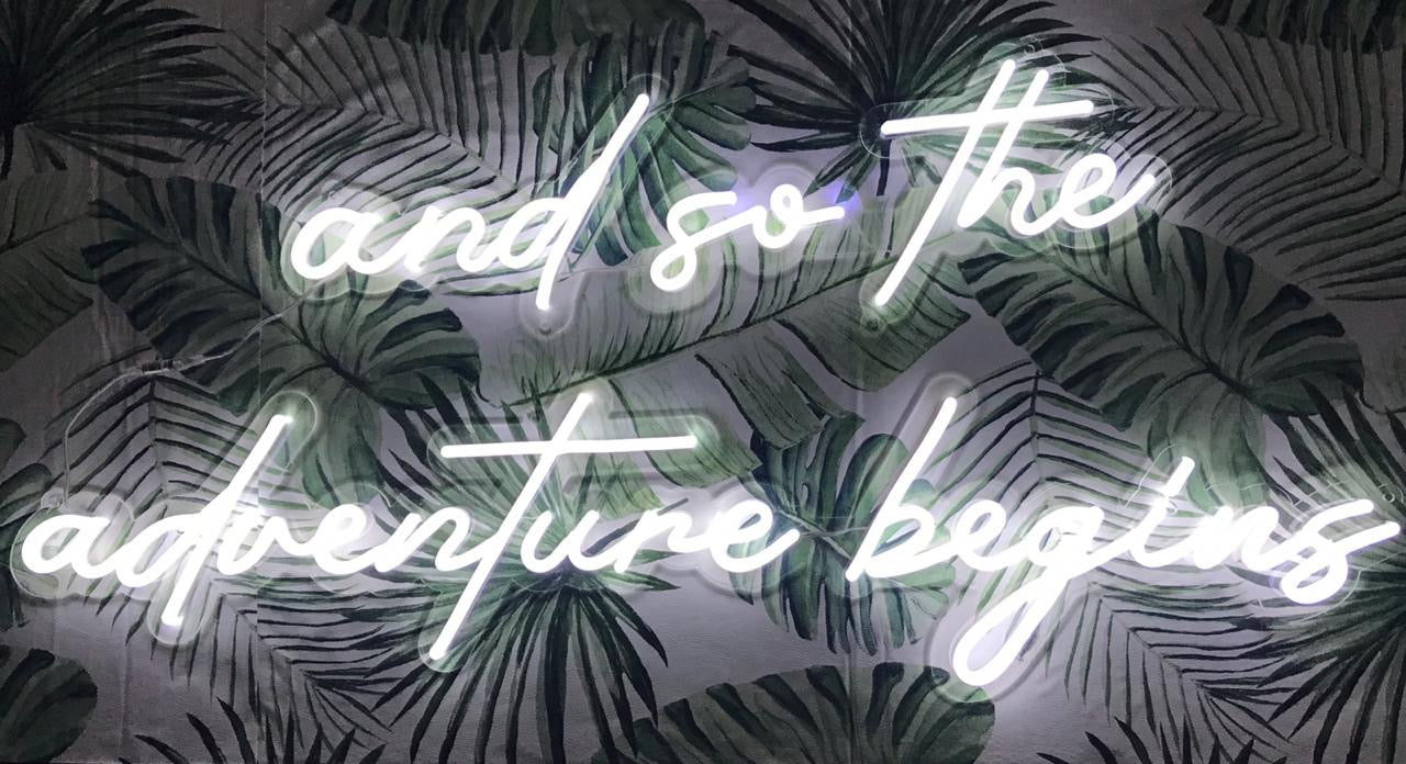 And so the adventure begins